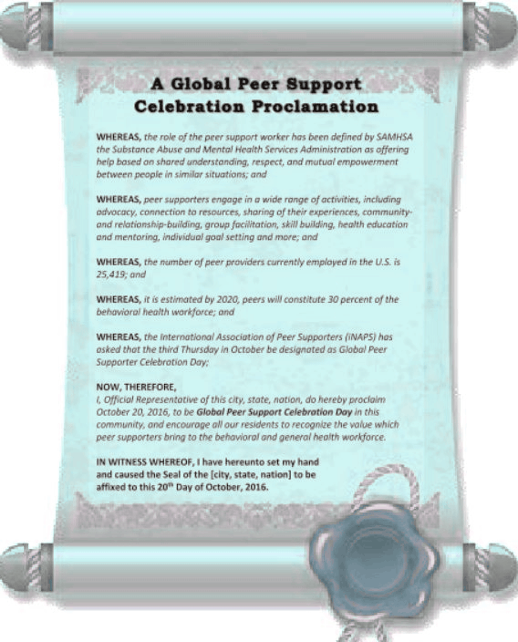 gps_scroll Global Peer Support Proclamation