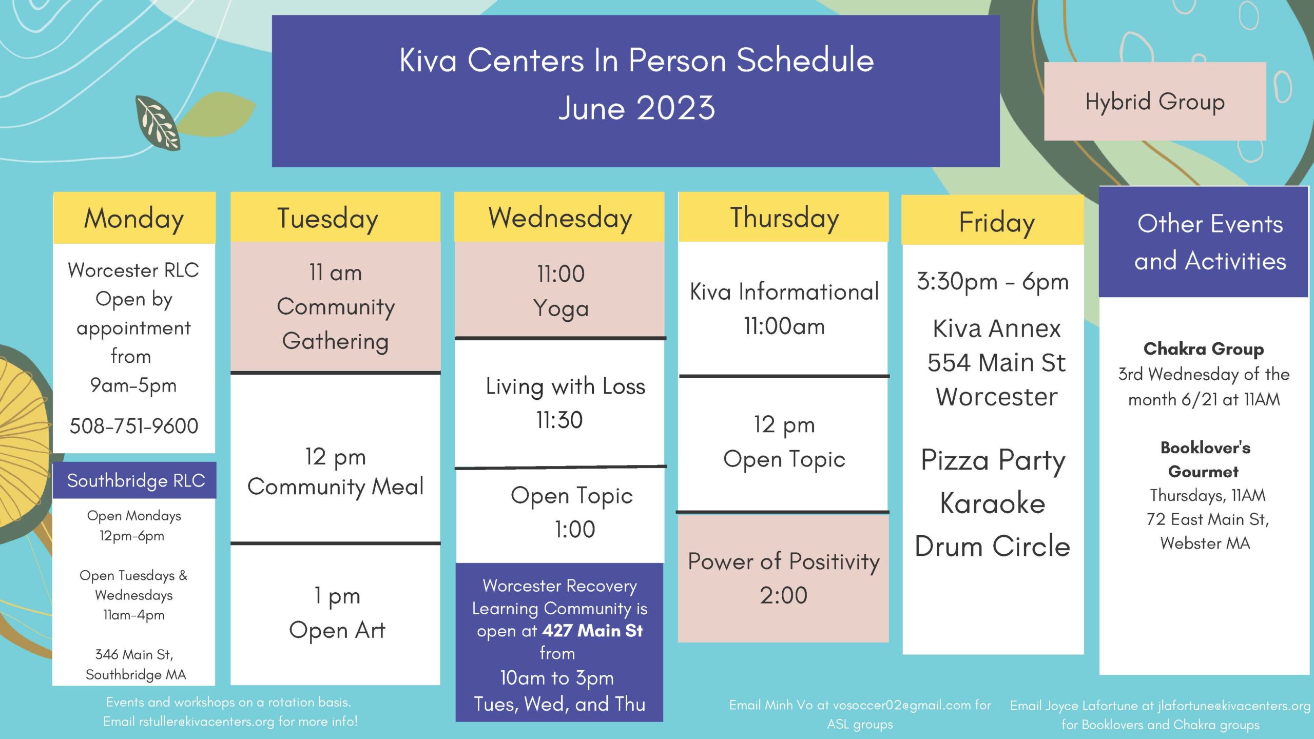 Kiva Worcester Kiva Centers